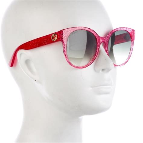 zonnebril gucci glitter|Gucci Sunglasses for Women .